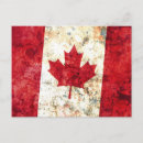 Recherche de drapeau du canada cartes postales Blanc