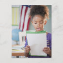 Recherche de lecture de fille cartes postales Éducation