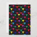 Recherche de cocktail coloré invitations Martini