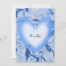 Recherche de blue heart invitations Garçon