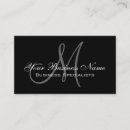 Zoek naar monogram logo visitekaartjes Eenvoudig