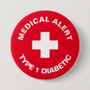 Recherche de alerte médicale badges Diabétique