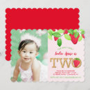 Recherche de berry anniversaire invitations Fraises de fraise