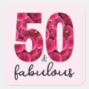Recherche de 50th birthday autocollants Typographie