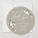Recherche de douche nuptiale brune Romantique
