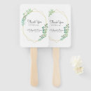 Recherche de mariage éventails Monogramme