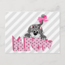 Recherche de chats roses cartes postales Pour enfants