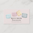 Recherche de macarons cartes visite Café