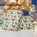Zoek naar groene tractor cadeaupapier Kerstmis