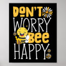 Recherche de abeille heureuse posters Miel