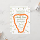 Recherche de carotte invitations Mother to be