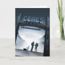 Recherche de planète vœux cartes Rétro
