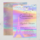 Recherche de tour eiffel élégant invitations Paillettes