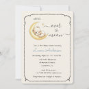 Recherche de over the moon baby shower invitations Aquarelle
