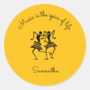 Zoek naar dansers stickers Silhouet