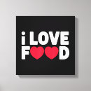 Recherche de nourriture impressions sur toile Amour