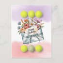 Recherche de tennis anniversaire cartes Balle