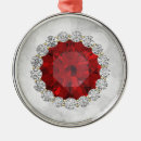 Recherche de rubis ornements Rouge