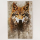 Recherche de loups puzzles Faune
