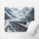 Recherche de train tapis souris Vintage