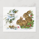 Recherche de lapin neige cartes postales Saint