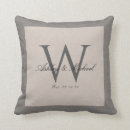 Recherche de lin coussins Newly weds