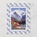 Recherche de chemin de fer vintage cartes postales Suisse
