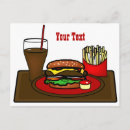 Zoek naar hamburger briefkaarten Fastfood