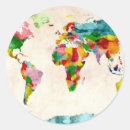 Zoek naar wereldkaarten stickers Land