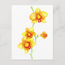 Recherche de orchidee cartes postales Aquarelle