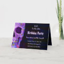 Recherche de crâne gothique invitations Amusant