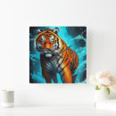 Recherche de tigres horloges Animal