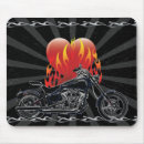 Recherche de motard tapis souris Flammes