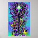 Zoek naar vreemde posters Psychedelisch