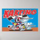 Recherche de kaart posters Karting