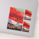 Zoek naar vintage reisposter stickers Retro