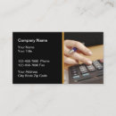 Recherche de services de comptabilité cartes visite Tenue de livres