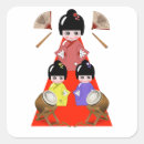 Recherche de japonais poupée autocollants Hinamatsuri