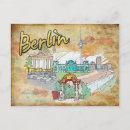 Recherche de illustration berlin cartes postales Tourisme