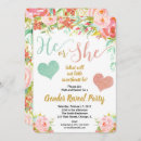 Recherche de valentine gender reveal invitations Coeurs