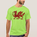 Recherche de drapeau du pays de galles tshirts Dragon