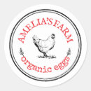 Recherche de poulet rouge autocollants Vintage