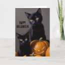 Recherche de chat halloween vœux cartes Contenusgénérés
