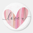 Recherche de coeur et rayure magnets Moderne