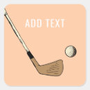 Recherche de golf vintage autocollants Golfeur