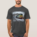 Zoek naar rode trein tshirts Locomotief