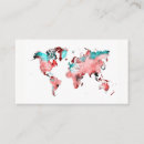 Zoek naar wereldkaart visitekaartjes Atlas