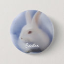 Recherche de lapins blancs badges Vert
