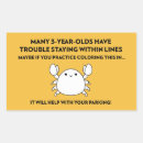 Zoek naar parkeren stickers Waarschuwing