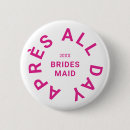 Zoek naar bruidsmeisje buttons Bride